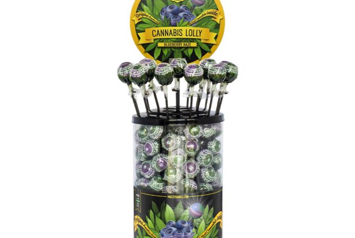 Cannabis Blueberry Haze Lollipop