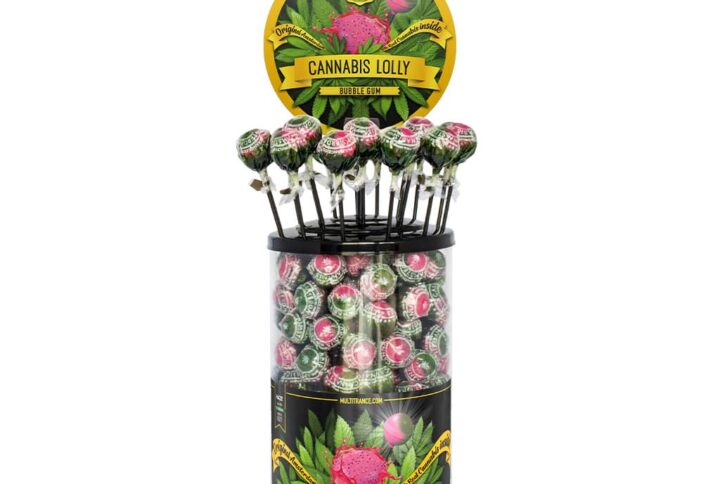 Cannabis Lollipops Bubble Gum