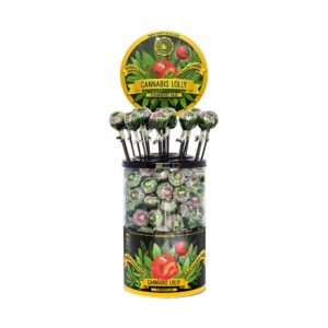 Multitrance Cannabis Lollipops – Strawberry Haze Display
