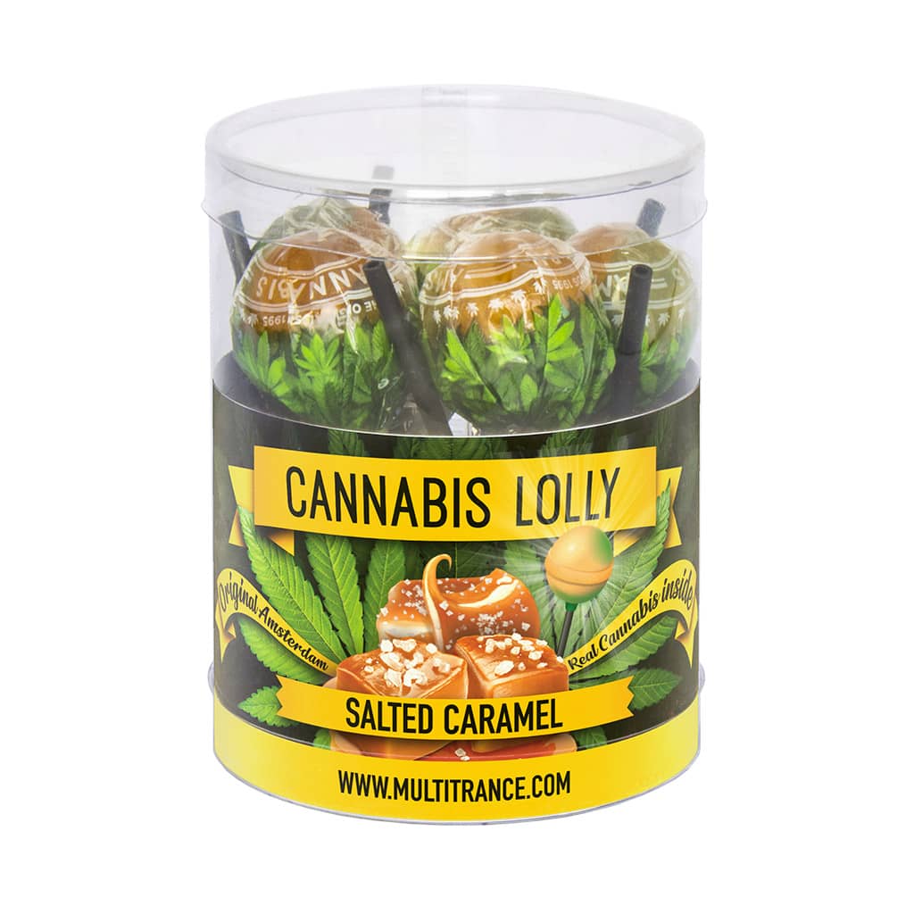 Cannabis Salted Caramel Lollipops Cannabis Salted Caramel Lollipops
